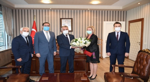 Antalya Valisi Yazıcı, TÜİK yönetimini kabul etti