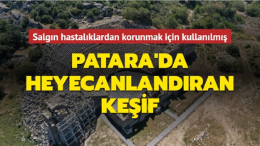 Patara’daki kazılarda salgın hastalıklardan korunmak için kullanılan ilaçların şişeleri bulundu