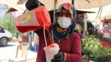 Toroslardaki kar, özel şerbetle buluşup, yaz aylarının vazgeçilmezi haline geliyor