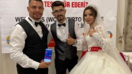 Takı adeti de değişti! Gelin ve damada altın yerine 26 bin lira değerinde kripto para taktılar