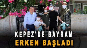 Kepez’de bayram erken başladı