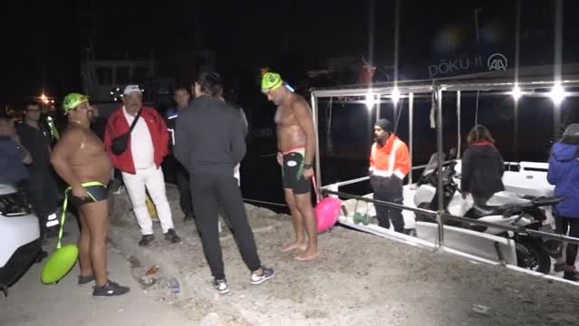 1. İskenderun Körfezi Açık Deniz Yüzme Maratonu başladı