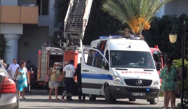 Antalya’da otel saunasında yangın; 3 kişi dumandan etkilendi