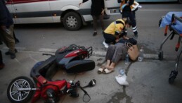Antalya’da trafik kazasında iki kişi yaralandı