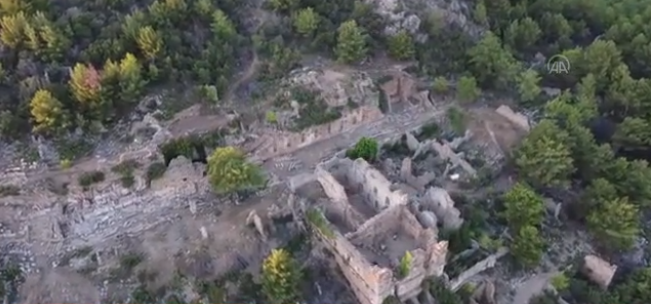 Alanya’daki Syedra Antik Kenti 24 saat kameralarla takip ediliyor