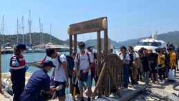 Antalya’da Kekova Adası’na bırakılan 160 düzensiz göçmen yakalandı