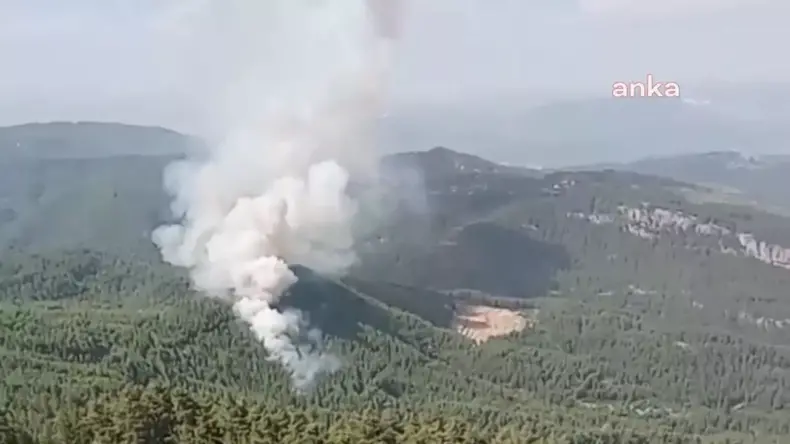 Burdur’un Bucak İlçesinde Çıkan Orman Yangını Kontrol Altına Alındı