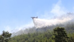 ALANYA’DA ORMAN YANGINI KONTROL ALTINA ALINDI