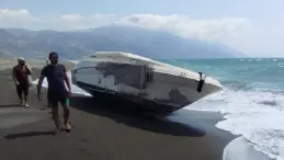 Samandağ’da Karaya Vuran Tekne İle İlgili Tahkikat Başlatıldı