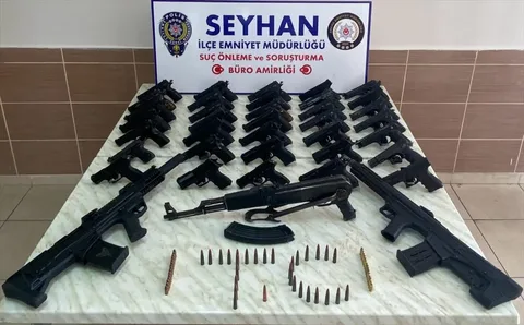 Adana’da Ruhsatsız Silah Operasyonu: 80 Silah Ele Geçirildi