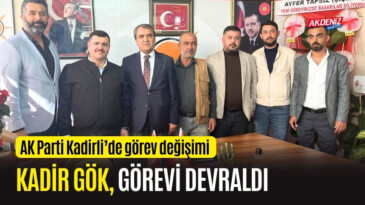 OSMANİYE’NİN KADİRLİ İLÇESİNDE AK PARTİ’DE MUSTAFA GÖK DÖNEMİ BAŞLADI – Akdeniz Haber, Akdeniz Haberleri, Akdeniz Gündem