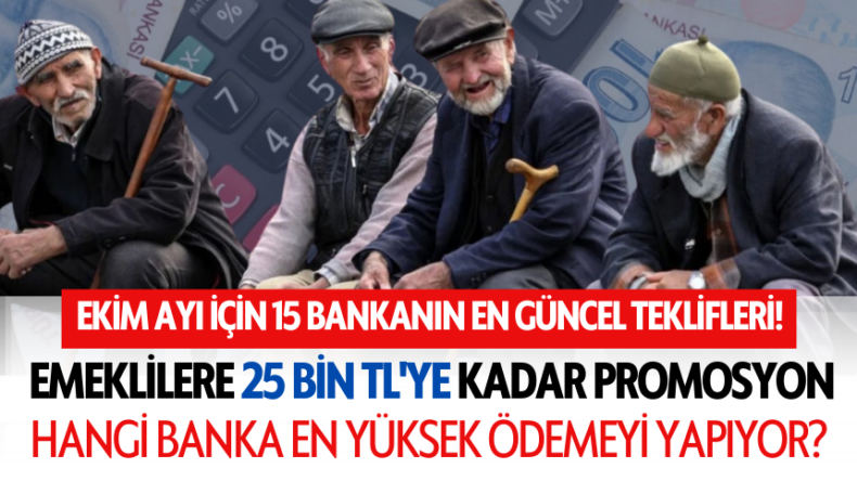 Emeklilere 25 Bin TL’ye Kadar Promosyon: Hangi Banka En Yüksek Ödemeyi Yapıyor? – Akdeniz Haber, Akdeniz Haberleri, Akdeniz Gündem