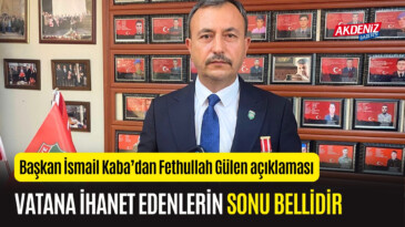 OSMANİYE ŞEHİTLER DERNEK BAŞKANI KABA, "VATANA İHANET EDENLERİN SONU BELLİDİR"