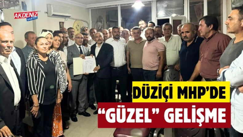 OSMANİYE’NİN DÜZİÇİ İLÇESİNDE MHP’DE GELİŞME! – Akdeniz Haber, Akdeniz Haberleri, Akdeniz Gündem