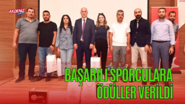 OSMANİYE'DE BAŞARILI SPORCULAR ÖDÜLLENDİRİLDİ