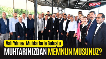 OSMANİYE VALİSİ YILMAZ, MUHTARLARLA BULUŞTU – Akdeniz Haber, Akdeniz Haberleri, Akdeniz Gündem