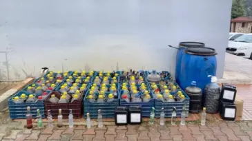 Mersin’de 1110 Litre Sahte İçki Ele Geçirildi