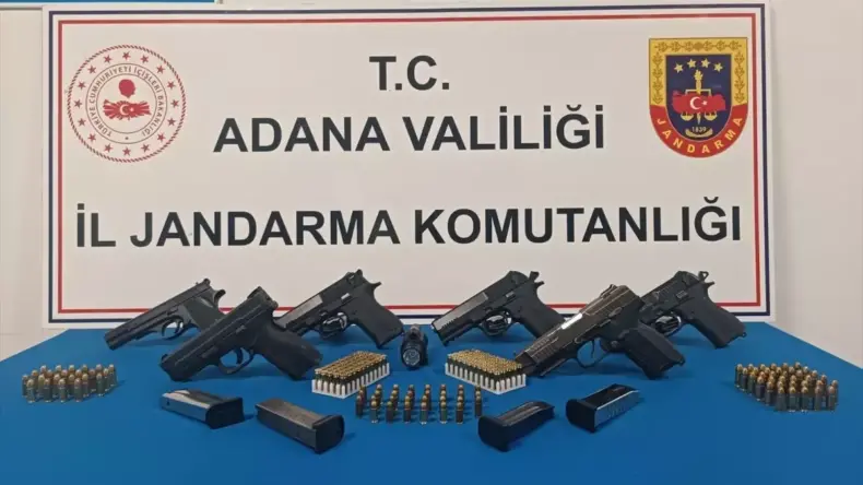 Adana’da Ruhsatsız Silah Operasyonu