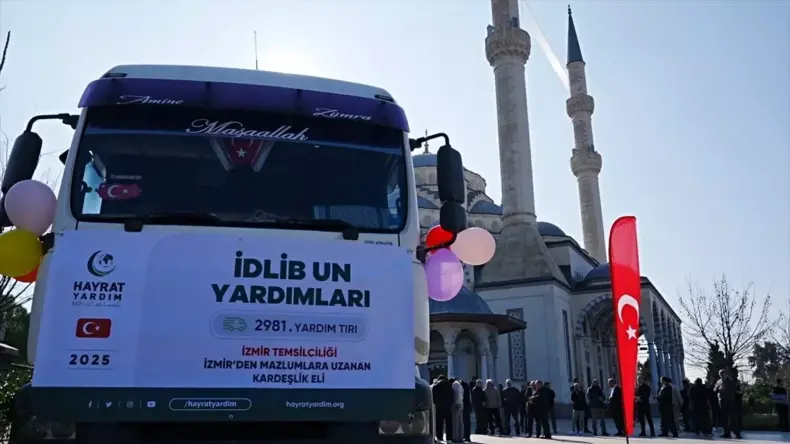 İzmir’den Suriyelilere Un Yardımı