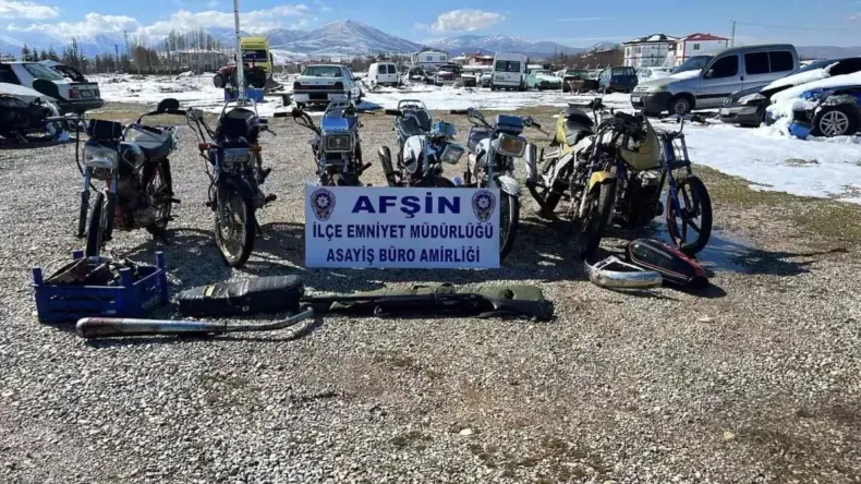 Kahramanmaraş’ta Motosiklet Hırsızları Yakalandı