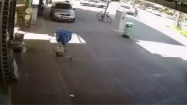 Manavgat’ta Çocuk Bisikletli Kazayı Son Anda Önledi
