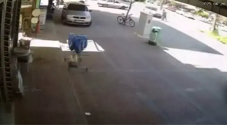 Manavgat’ta Çocuk Bisikletli Kazayı Son Anda Önledi