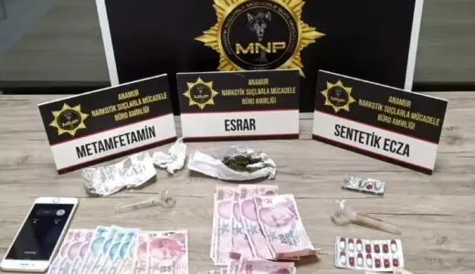 Anamur’da uyuşturucu operasyonu