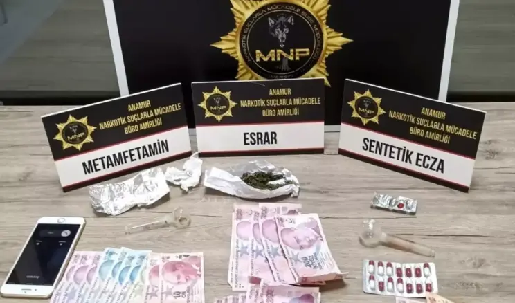 Anamur’da uyuşturucu operasyonu