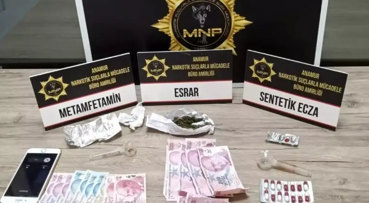 Anamur’da uyuşturucu operasyonu