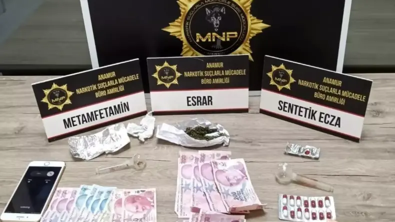 Anamur’da uyuşturucu operasyonu