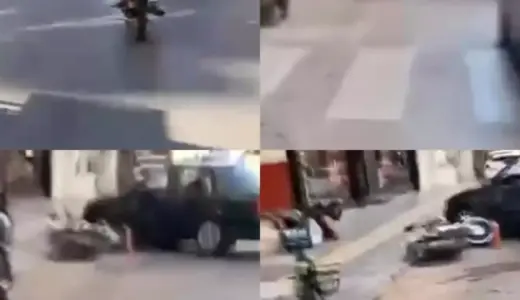Mersin’de Motosiklet Kazaları Kameralara Yansıdı