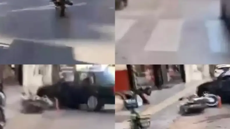 Mersin’de Motosiklet Kazaları Kameralara Yansıdı