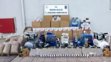 Mersin’de Kaçak Sigara Operasyonu: 6 Gözaltı