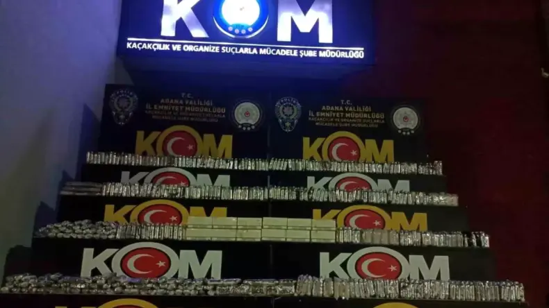 Adana’da Yolcu Otobüsünde Kaçak Elektronik Sigara Ele Geçirildi