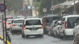 Düzce’de 5 Dakikalık Sağanak, Hayatı Felç Etti