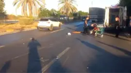 Manavgat’ta Motosiklet Kazası