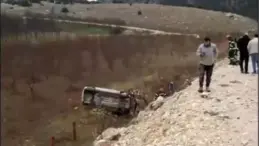 Denizli’de Kaza: Otomobil Şarampole Yuvarlandı