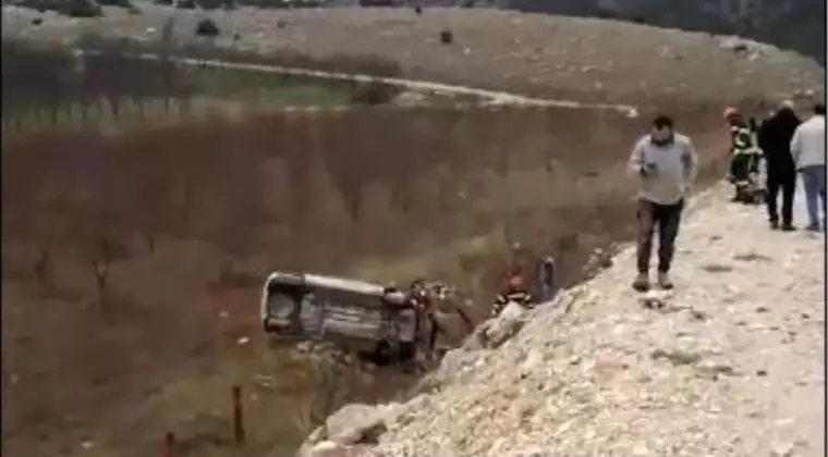 Denizli’de Kaza: Otomobil Şarampole Yuvarlandı