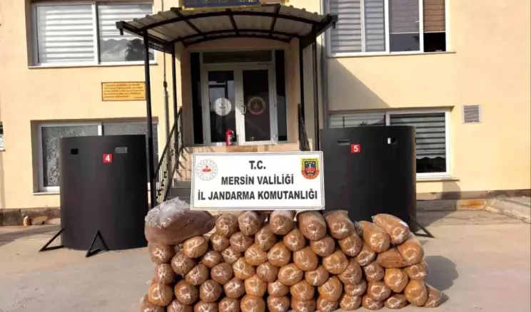 Mersin’de 335 kg kaçak tütün ele geçirildi