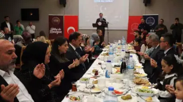 Hatay’da şahit aileleri ve gaziler iftar sofrasında buluştu
