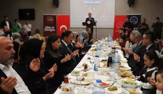 Hatay’da şahit aileleri ve gaziler iftar sofrasında buluştu