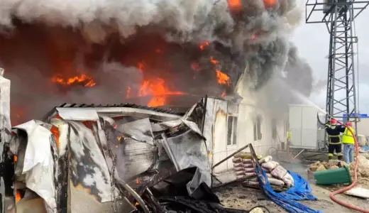 Hatay’da Yangın, İtfaiyeden Duygu Dolu An