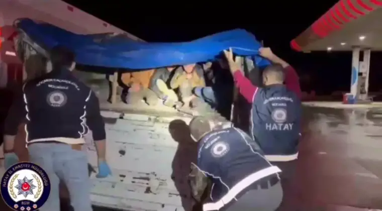Hatay’da 12 Kaçak Göçmen Yakalandı