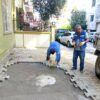 Akdeniz’de yol ve kaldırımlar yenileniyor