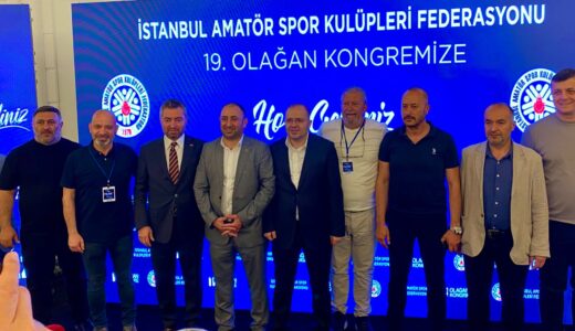 Beyoğlu Kulüpler Birliği Başkanı Bayram Gölcük, İASKF 19. Olağan Genel Kurulu’nda Güven Tazeledi
