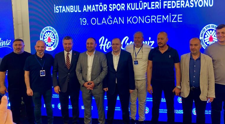 Beyoğlu Kulüpler Birliği Başkanı Bayram Gölcük, İASKF 19. Olağan Genel Kurulu’nda Güven Tazeledi