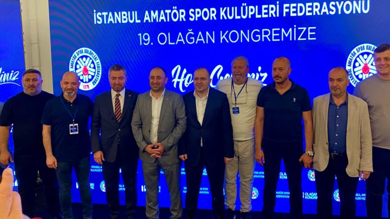 Beyoğlu Kulüpler Birliği Başkanı Bayram Gölcük, İASKF 19. Olağan Genel Kurulu’nda Güven Tazeledi