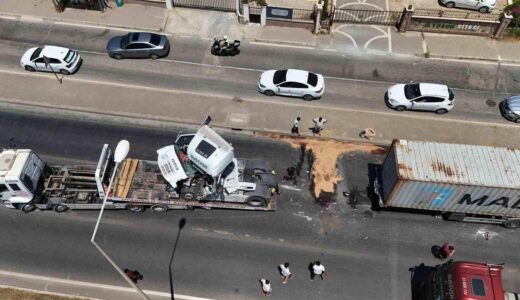 Alanya’da Tır Kazası: 1 Yaralı