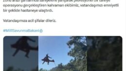 Antalya’da Kaza Geçiren Vatandaş Helikopterle Kurtarıldı