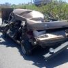 Antalya’da Kamyon Otomobile Çarptı